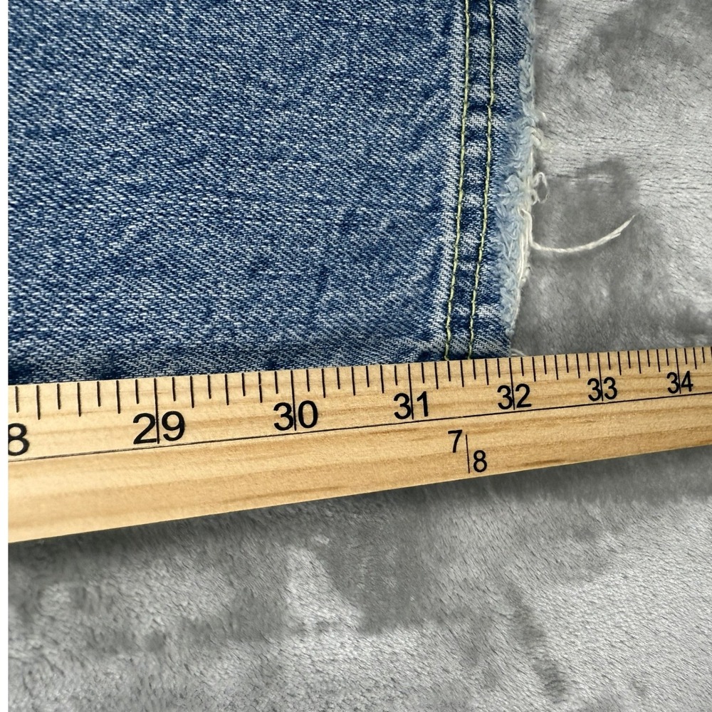 Guess Jeans Womens Bootcut Distressed Patchwork Denim Pants Size‎ 27 - Picture 4 of 8